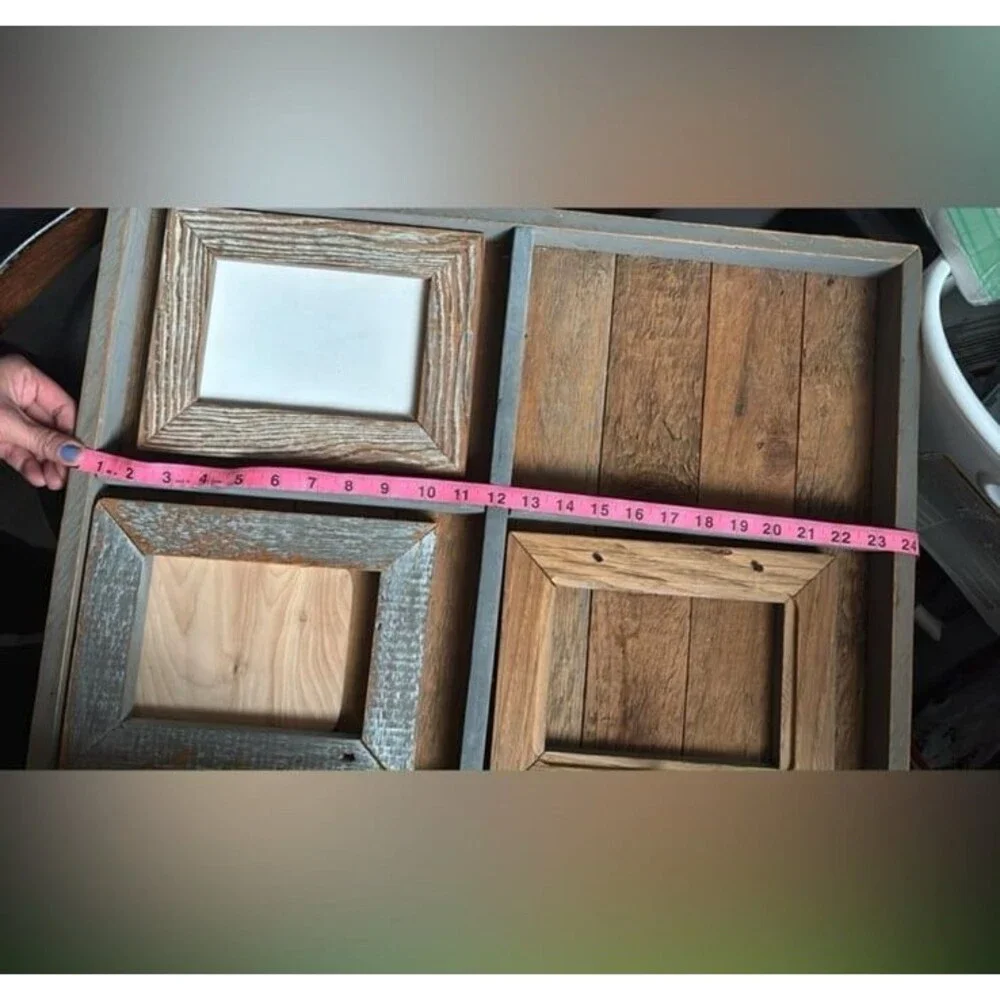 Rustic Picture Frame Set of 6